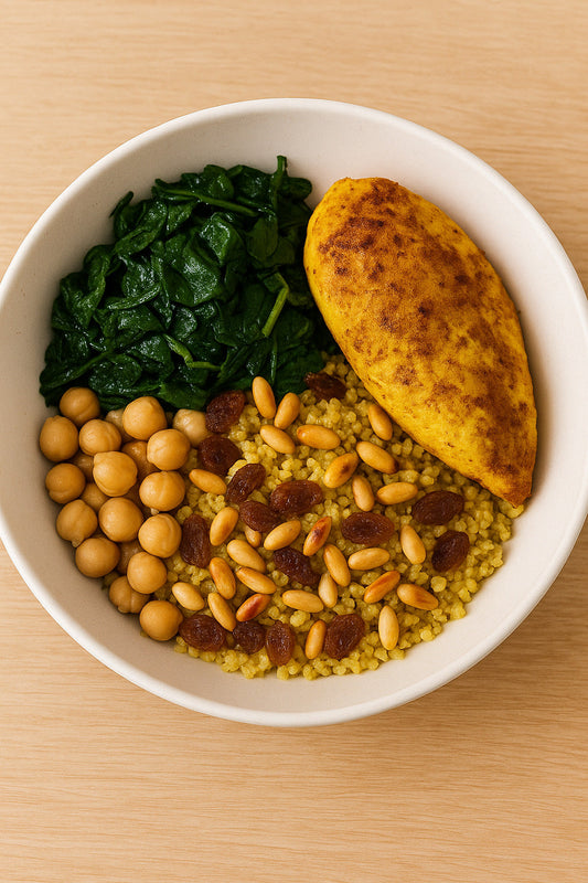 Curry-Hühnchen-Bowl
