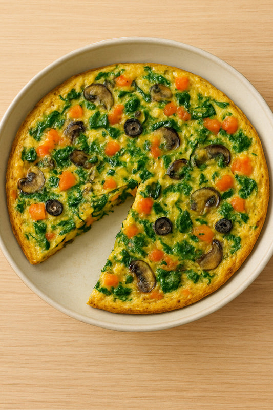 Gemüse-Frittata mit Zucchini & Paprika